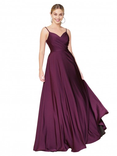 Sleeveless High Neck Stretch Crepe Wild Berry Long Formal Evening Dress Canada Clearance