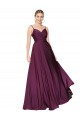 Sleeveless High Neck Stretch Crepe Wild Berry Long Formal Evening Dress Canada Clearance