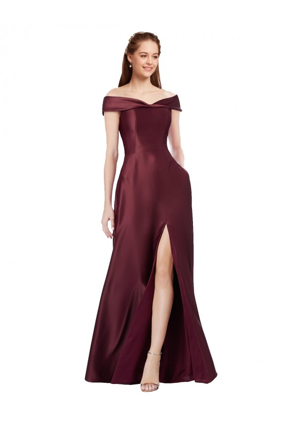 Cap Sleeves Strapless Satin Burgundy Gold Long Black Tie Evening Dress Canada Clearance