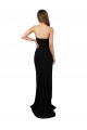 Sleeveless High Neck Stretch Crepe Black Long Formal Evening Dress Canada Clearance