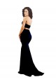 Sleeveless High Neck Stretch Crepe Black Mermaid Long Formal Evening Dress Canada Clearance