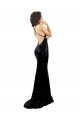 Sleeveless V-Neck Sequin Black Long Black Tie Evening Dress Canada Clearance