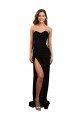 Sleeveless High Neck Stretch Crepe Black Long Formal Evening Dress Canada Clearance