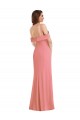 Sleeveless One Shoulder Stretch Crepe Hot Pink Long Semi Formal Evening Dress Canada Clearance