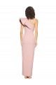 Sleeveless One Shoulder Stretch Crepe Mauve Long Formal Evening Dress Canada Clearance