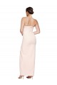 Sleeveless Cowl Neck Stretch Satin Long Formal Evening Dress Canada Clearance