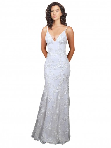 Sleeveless High Neck Stretch Crepe & Sequin Tulle White Long Formal Evening Dress Canada Clearance