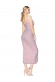 Sleeveless High Neck Soft Chiffon Primrose Knee Length High Low Evening Dress Canada Clearance