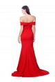 Sleeveless Sweetheart Stretch Crepe Red Long Evening Dress Canada Clearance