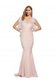 Sleeveless Sweetheart Stretch Crepe & Tulle Mauve Long Formal Dress Canada Clearance